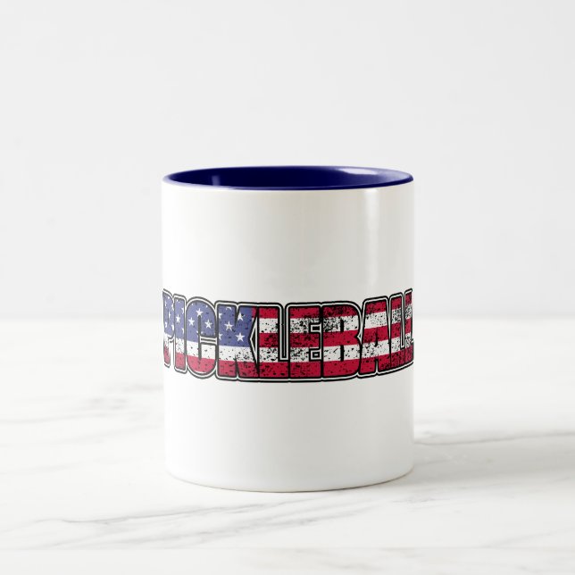 Taza Bicolor Bandera de Estados Unidos (Centro)