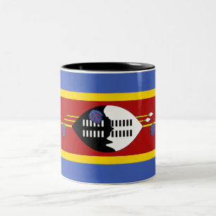 Taza Bicolor Bandera de Eswatini