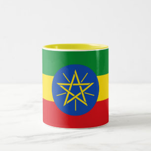 Taza Bicolor Bandera de Etiopía