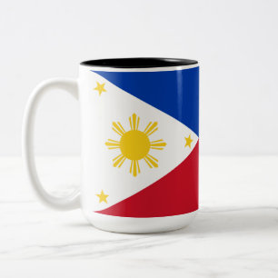 Taza Bicolor Bandera de Filipinas