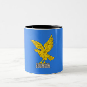 Taza Bicolor Bandera de Friuli-Venezia Giulia (Italia)