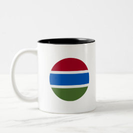 Taza Bicolor Bandera de Gambia
