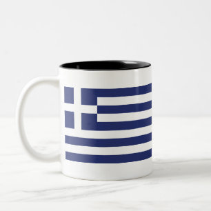 Taza Bicolor Bandera de Grecia