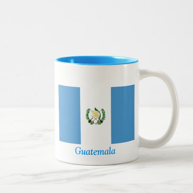 Taza Bicolor Bandera de Guatemala (Derecha)