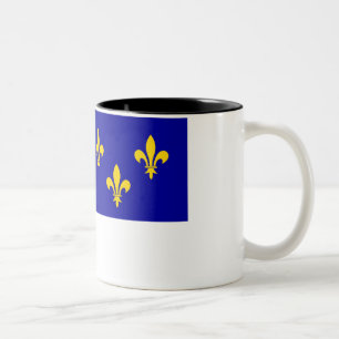 Taza Bicolor Bandera de Île-de-Francia