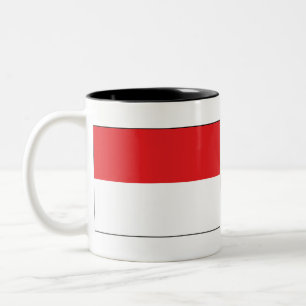 Taza Bicolor Bandera de Indonesia