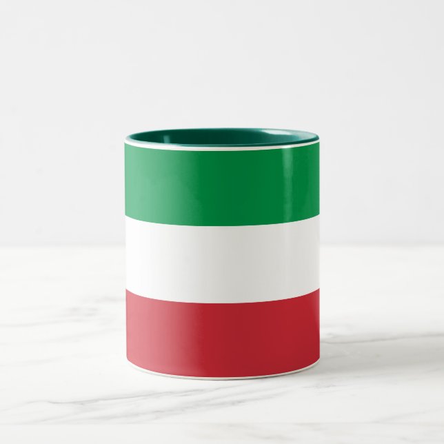 Taza Bicolor Bandera de Italia (Centro)
