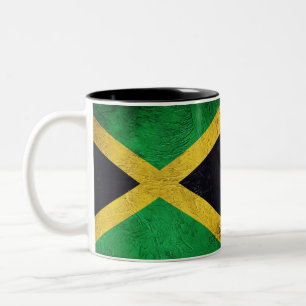 Taza Bicolor Bandera de Jamaica