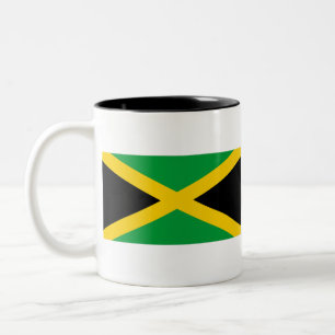 Taza Bicolor Bandera de Jamaica
