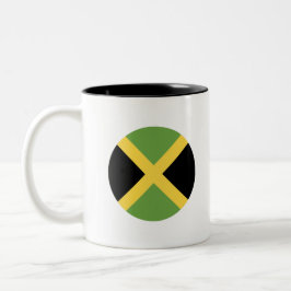 Taza Bicolor Bandera de Jamaica