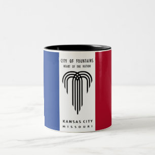 Taza Bicolor Bandera de Kansas City