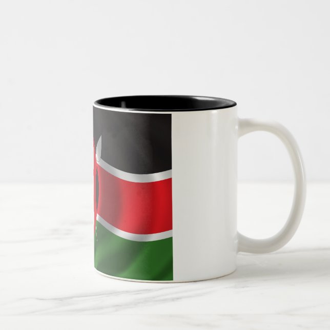 Taza Bicolor Bandera de Kenia (Derecha)