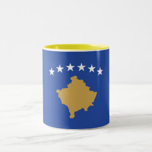 Taza Bicolor Bandera de Kosovo