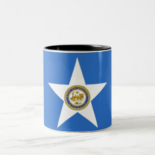 Taza Bicolor Bandera de la ciudad de Houston