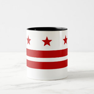 Taza Bicolor Bandera de la ciudad de Washington D.C.