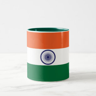 Taza Bicolor Bandera de la India