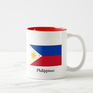 Taza Bicolor Bandera de las Filipinas