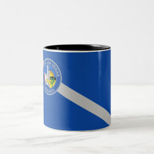 Taza Bicolor Bandera de Las Vegas