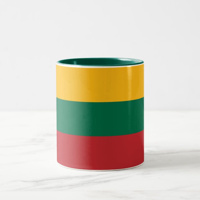 Taza Bicolor Bandera de Lituania (Centro)
