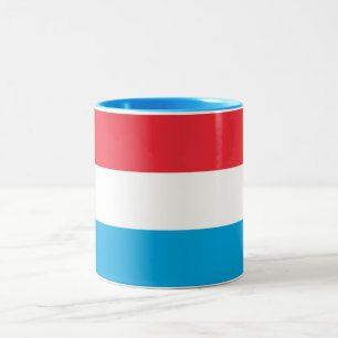 Taza Bicolor Bandera de Luxemburgo