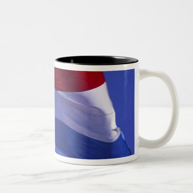 Taza Bicolor bandera de Luxemburgo RF) (Derecha)