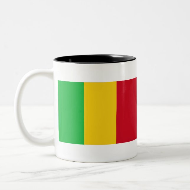 Taza Bicolor Bandera de Mali (Izquierda)