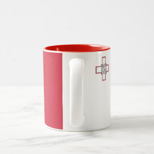 Taza Bicolor Bandera de Malta