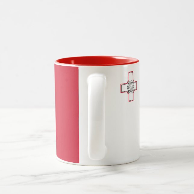 Taza Bicolor Bandera de Malta (Mango)