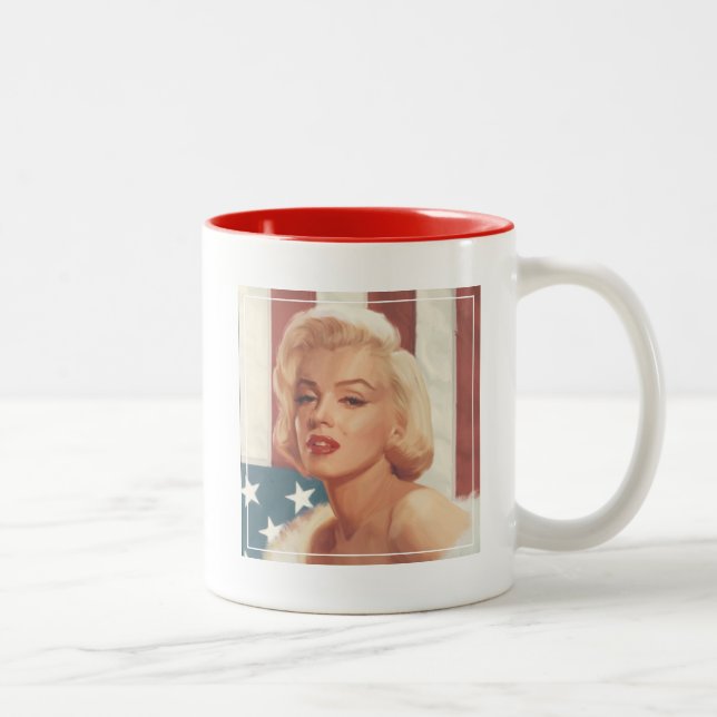 Taza Bicolor Bandera de Marilyn (Derecha)