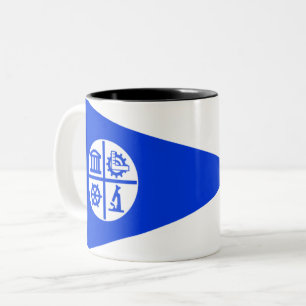 Taza Bicolor Bandera de Minneapolis
