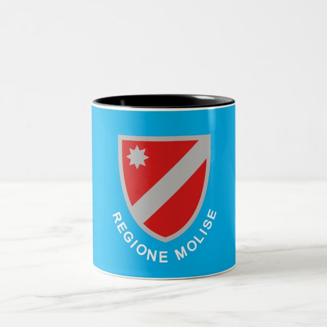 Taza Bicolor Bandera de Molise (Italia) (Centro)