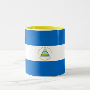 Taza Bicolor Bandera de Nicaragua