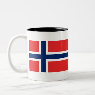 Taza Bicolor Bandera de Noruega