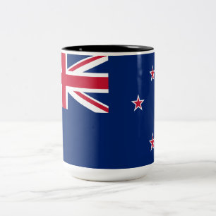 Taza Bicolor Bandera de Nueva Zelanda (NZ)