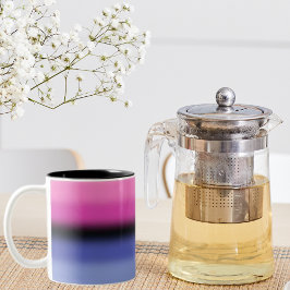 Taza Bicolor Bandera de Orgullo Omnisexual de Gradiente - Bande