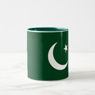 Taza Bicolor Bandera de Pakistán