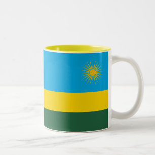 Taza Bicolor Bandera de Ruanda