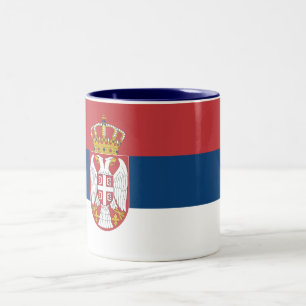 Taza Bicolor Bandera de Serbia