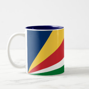 Taza Bicolor Bandera de Seychelles