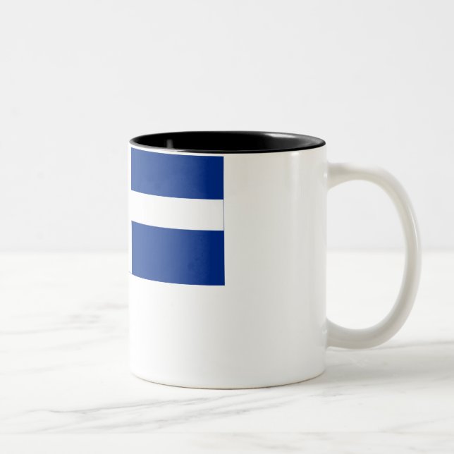 Taza Bicolor Bandera de Shetland (Derecha)