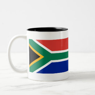 Taza Bicolor Bandera de Sudáfrica