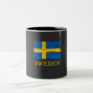 Taza Bicolor Bandera de Suecia