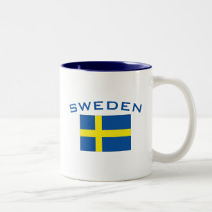 Taza Bicolor Bandera de Suecia