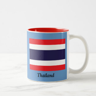 Taza Bicolor Bandera de Tailandia
