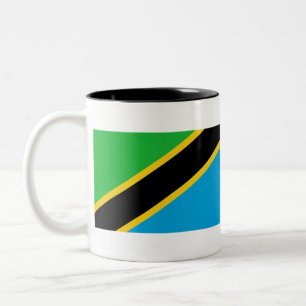 Taza Bicolor Bandera de Tanzania