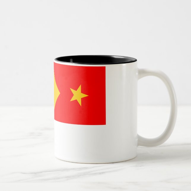 Taza Bicolor Bandera de Tigray (Derecha)