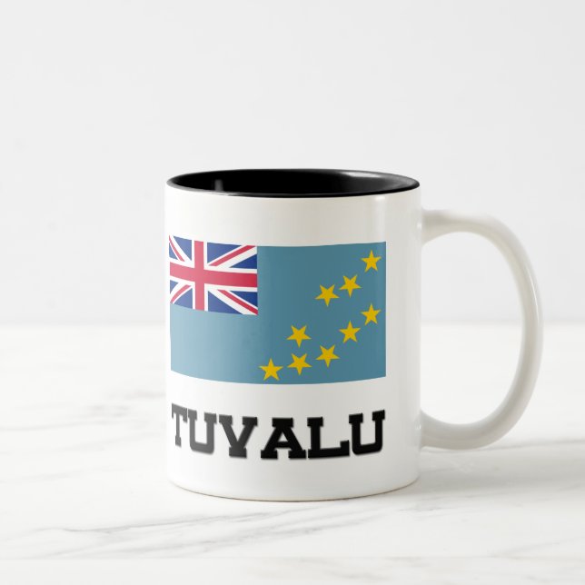 Taza Bicolor Bandera de Tuvalu (Derecha)