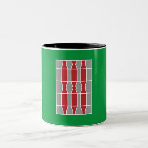 Taza Bicolor Bandera de Umbría (Italia)