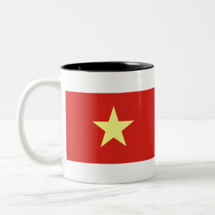 Taza Bicolor Bandera de Viet Nam