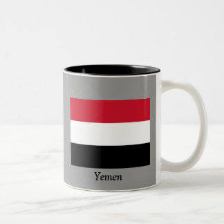 Taza Bicolor Bandera de Yemen